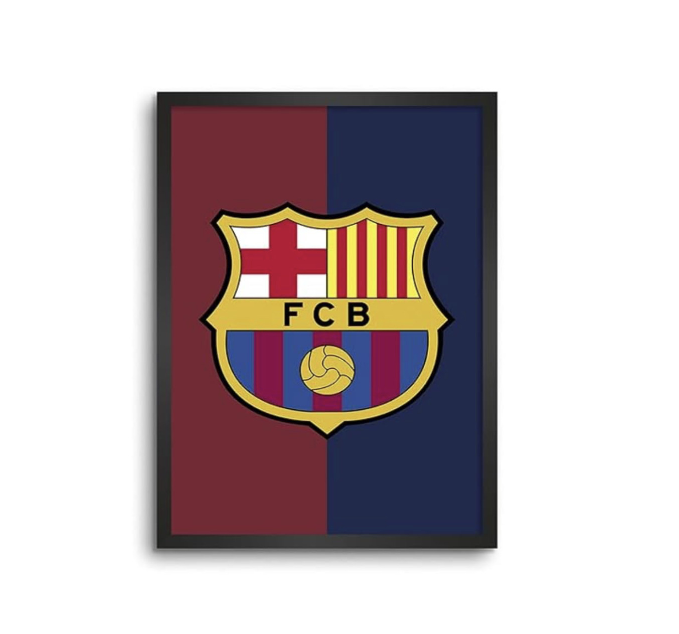 FC Barca Football Club Logo Frame